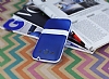 Samsung i8550 Galaxy Win Standl effaf Mavi Silikon Klf - Resim: 2