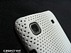 Samsung i9000 Galaxy S Beyaz Delikli Klf - Resim 3