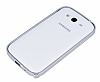 Eiroo Samsung Galaxy Grand Metal Bumper ereve Silver Klf - Resim: 2