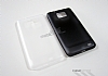 Samsung i9100 Galaxy S2 Ultra nce Siyah Rubber Klf - Resim 4