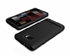 Samsung i9100 Galaxy S2 Ultra nce Siyah Rubber Klf - Resim: 1