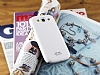 Samsung Galaxy S3 / S3 Neo Beyaz Sert Parlak Rubber Klf - Resim 1