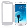 Samsung Galaxy S3 / S3 Neo Full Ekran Pencereli nce Yan Kapakl Beyaz Klf - Resim 3