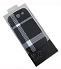 Samsung Galaxy S3 / S3 Neo Mat Siyah Beyaz Ekose Sert Rubber Klf - Resim: 3
