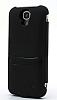 Samsung i9500 Galaxy S4 Bataryal Kapakl Siyah Klf - Resim 3