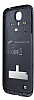 Samsung i9500 Galaxy S4 Orjinal Wireless Pad ile arj Olan Siyah Kapak - Resim 1