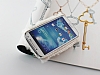 Samsung i9500 Galaxy S4 Tal Beyaz Pelu Klf - Resim: 3