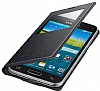 Samsung Galaxy S5 mini Orjinal Pencereli View Cover Siyah Klf - Resim 1