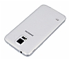 Samsung i9600 Galaxy S5 effaf Silikon Kenarl effaf Rubber Klf - Resim 2