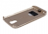 Samsung i9600 Galaxy S5 Standl Bataryal Gold Klf - Resim 4