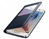 Samsung i9800 Galaxy S6 Orjinal Uyku Modlu Pencereli Siyah Deri Klf - Resim: 4