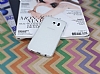 Samsung i9800 Galaxy S6 effaf Beyaz Silikon Klf - Resim: 1