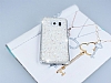 Samsung i9800 Galaxy S6 Tal Beyaz Rubber Klf - Resim: 1