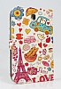 Samsung N5100 Galaxy Note 8.0 Paris Love Standl Yan Kapakl Deri Klf - Resim: 2