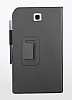 Samsung N5100 Galaxy Note 8.0 Standl Siyah Deri Klf - Resim: 2