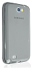 Samsung N7100 Galaxy Note 2 Ultra Koruma effaf Siyah Silikon Klf