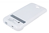 Samsung N7100 Galaxy Note 2 Bataryal Beyaz Klf - Resim: 1