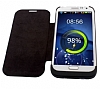 Samsung N7100 Galaxy Note 2 Bataryal Kapakl Siyah Klf - Resim: 2