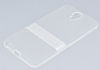 Samsung N7500 Galaxy Note 3 Neo Standl effaf Beyaz Silikon Klf - Resim 4