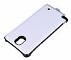Samsung N9000 Galaxy Note 3 Bataryal Beyaz Klf - Resim 3