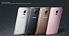 Samsung N9100 Galaxy Note 4 Orjinal Pembe Batarya Kapa - Resim 1