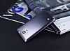 Samsung N9100 Galaxy Note 4 Metalik Siyah Silikon Klf - Resim: 2