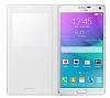 Samsung N9100 Galaxy Note 4 Orjinal Pencereli View Cover Beyaz Klf - Resim 5