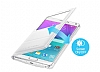 Samsung N9100 Galaxy Note 4 Orjinal Pencereli View Cover Beyaz Klf - Resim 6