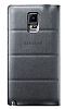 Samsung N9100 Galaxy Note 4 Orjinal Pencereli View Cover Dark Silver Klf - Resim 4