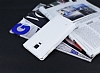 Samsung N9100 Galaxy Note 4 Uyku Modlu Pencereli Beyaz Klf - Resim 2