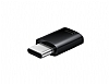 Samsung Orjinal Micro USB Giriini USB Type-C Girie Dntrc Siyah Adaptr - Resim 2