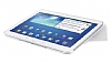Samsung P5220 Galaxy Tab 3 10.1 Orjinal Standl Book Cover Beyaz Klf - Resim 1