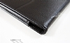 Samsung P7500 Galaxy Tab 10.1 Standl Siyah Deri Klf - Resim 1