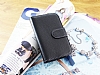 Samsung S5310 Pocket Neo Czdanl Yan Kapakl Siyah Deri Klf - Resim 1