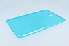 Samsung T560 Galaxy Tab E effaf Mavi Silikon Klf - Resim: 2