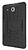 Samsung T560 Galaxy Tab E Ultra Sper Koruma Standl Siyah Klf - Resim 5