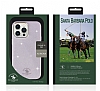 Santa Barbara Aurora Polo Racquet Club iPhone 14 Pro Max Simli Mor Silikon Klf - Resim: 5