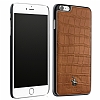 Santa Barbara Grande iPhone 6 / 6S Kahverengi Deri Rubber Klf - Resim 2