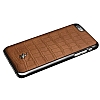 Santa Barbara Grande iPhone 6 / 6S Kahverengi Deri Rubber Klf - Resim: 1