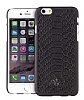 Santa Barbara iPhone 6 / 6S Siyah Deri Klf - Resim 5