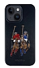 Santa Barbara Jockey Polo Racquet Club iPhone 14 Siyah Deri Klf