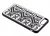 Santa Barbara Kaleido iPhone 7 Plus / 8 Plus Siyah Deri Rubber Klf - Resim 2
