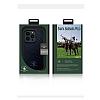 Santa Barbara Knight Polo Racquet Club iPhone 13 Pro Siyah Deri Klf - Resim 6