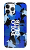 Santa Barbara Orson Polo Racquet Club iPhone 13 Pro Max Mavi Klf