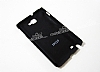 Samsung N7000 Galaxy Note Siyah Sert Rubber Klf - Resim 2