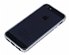 Shengo iPhone SE / 5 / 5S Tal Metal Bumper ereve Silver Klf - Resim 1