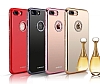 Shengo iPhone 7 Plus / 8 Plus Tal Gold Silikon Klf - Resim 3