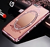 Shengo iPhone 7 Plus / 8 Plus Aynal Rose Gold Silikon Klf - Resim: 3