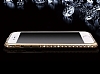 Shengo iPhone 7 Plus / 8 Plus Aynal Gold Silikon Klf - Resim: 5