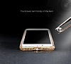 Shengo iPhone 7 Plus / 8 Plus Aynal Gold Silikon Klf - Resim 4
